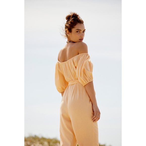 Free People Nalani Off-The-Shoulder Jumpsuit - Picture 4 of 7